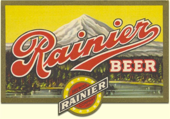 RAINIER Washington Centennial nos STICKER decal craft beer brewery brewing 