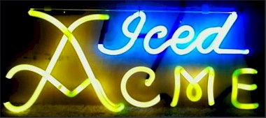 Acme neon sign