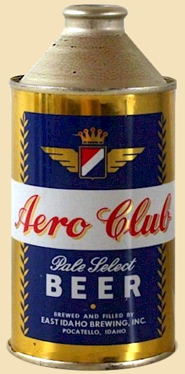 Areo Club Beer cone-top can