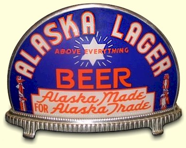 Alaska Lager Beer sign by Gillco