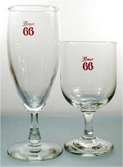Two Brew 66 glasses