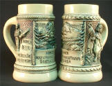 Two Rainier Beer steins by Diesinger, ca.1902